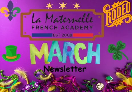 La Maternelle March newsletter cover