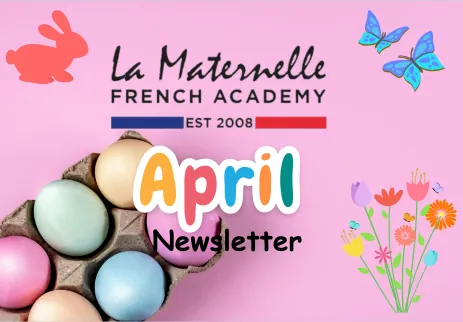 La Maternelle April newsletter cover